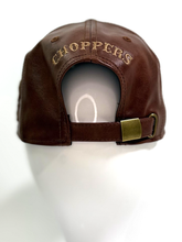 Load image into Gallery viewer, Choppers Badge Brown Leather
