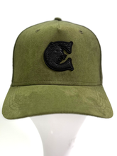 Load image into Gallery viewer, Choppers Badge Green Suede
