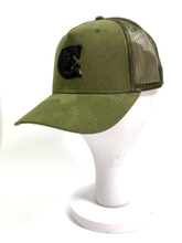 Load image into Gallery viewer, Choppers Badge Green Suede
