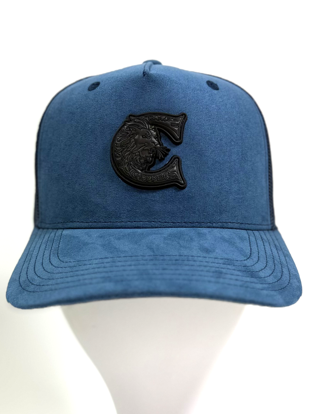 Choppers Badge Blue Suede