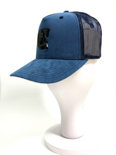 Load image into Gallery viewer, Choppers Badge Blue Suede

