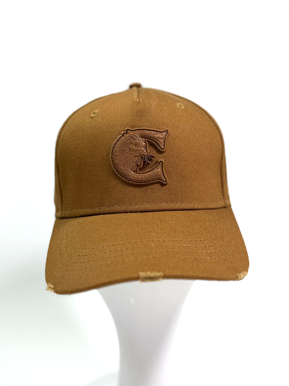 Beige Badge Choppers Cap
