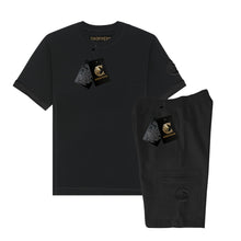 Load image into Gallery viewer, Choppers Black Logo Shorts &amp; T Set
