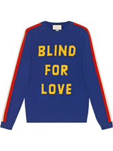 Load image into Gallery viewer, Gucci  &quot;Blind for Love&quot; and tiger wool sweater
