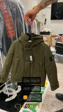 Load image into Gallery viewer, Kids Stone Island Green Winter Jacket - Age 8
