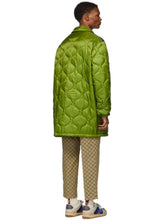 Load image into Gallery viewer, Gucci Green Quilted GG Coat by Gucci
