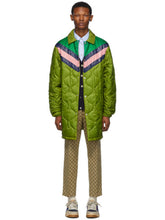 Load image into Gallery viewer, Gucci Green Quilted GG Coat by Gucci
