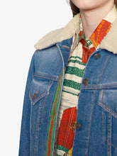 Load image into Gallery viewer, Gucci  Denim jacket with shearling
