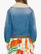 Load image into Gallery viewer, Gucci  Denim jacket with shearling
