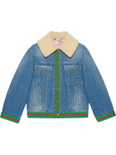 Load image into Gallery viewer, Gucci  Denim jacket with shearling
