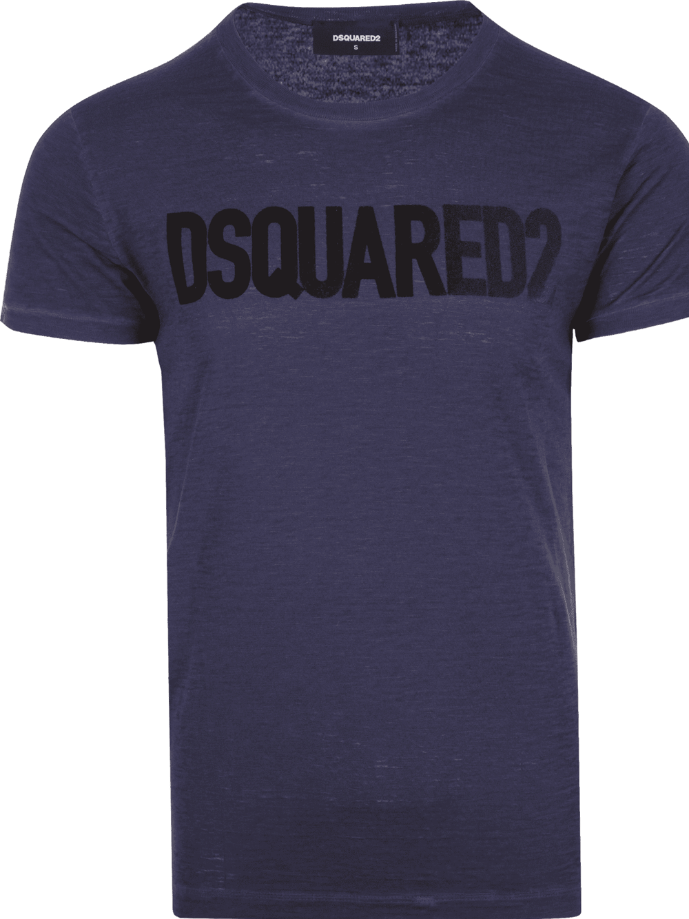 Dsquared2 Velvet Logo Navy T-Shirt